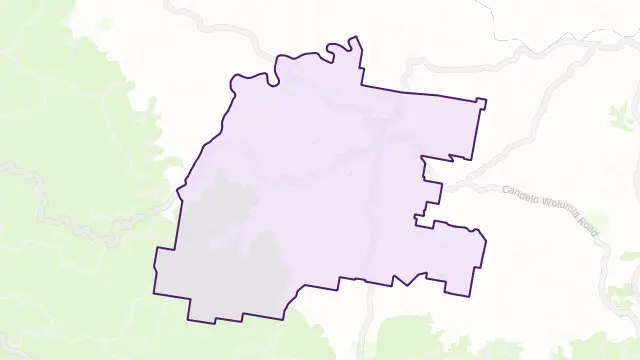 Candelo Area Boundary Map