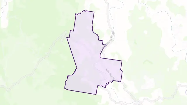 Cangai Area Boundary Map