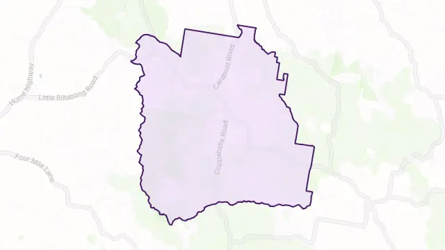 Carabost Area Boundary Map