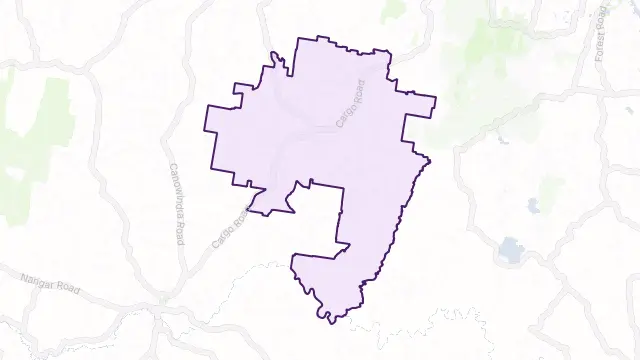Cargo Area Boundary Map