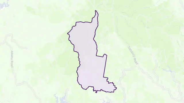 Carrabolla Area Boundary Map