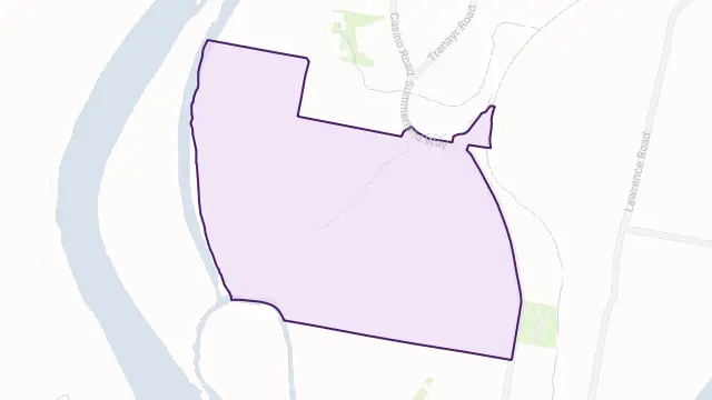Carrs Creek Area Boundary Map