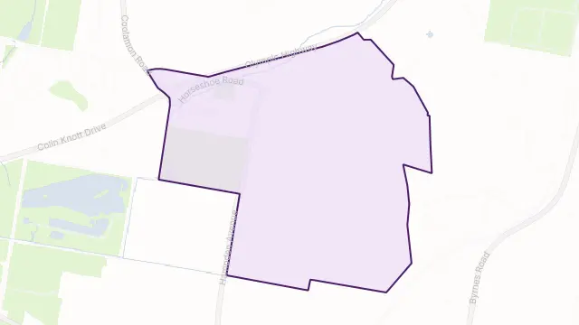Cartwrights Hill Area Boundary Map