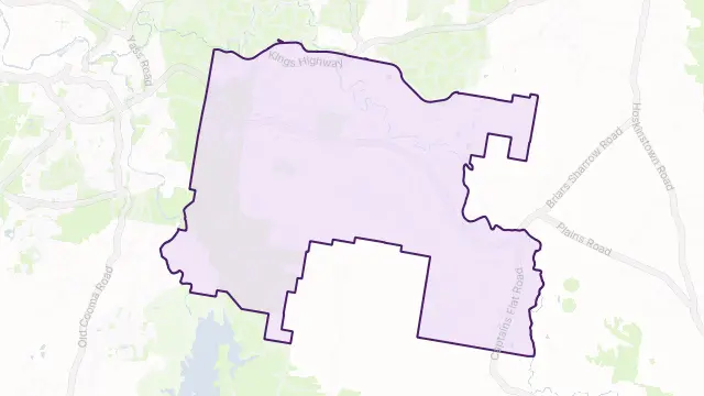 Carwoola Area Boundary Map