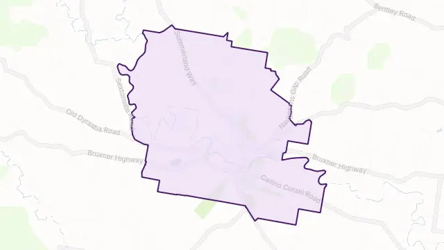 Casino Area Boundary Map