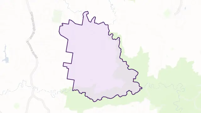 Castle Doyle Area Boundary Map
