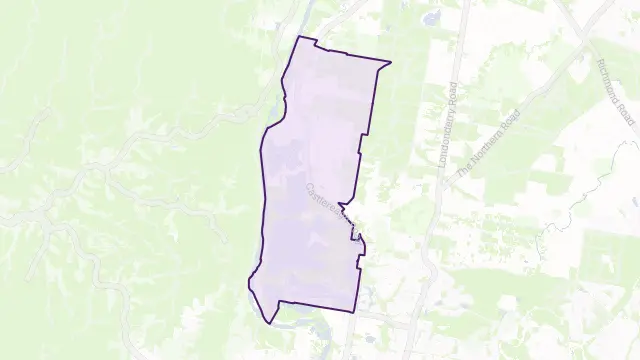 Castlereagh Area Boundary Map