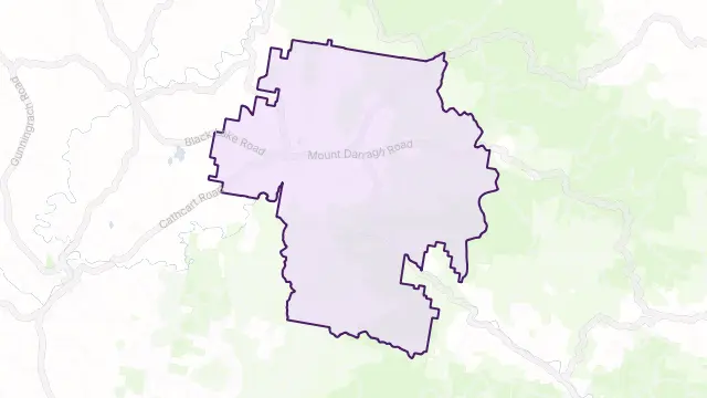 Cathcart Area Boundary Map