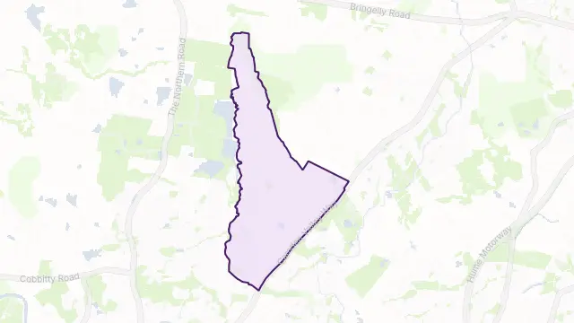 Catherine Field Area Boundary Map