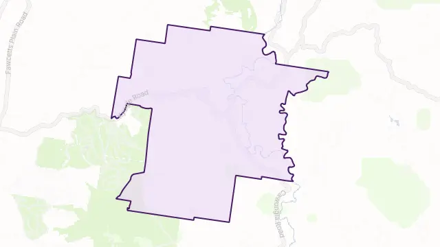 Cawongla Area Boundary Map