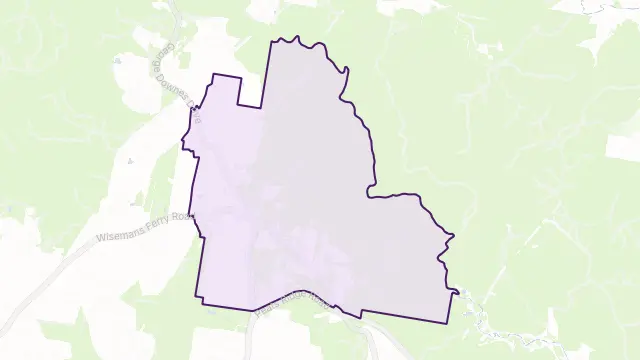 Central Mangrove Area Boundary Map