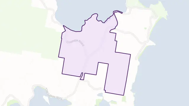 Charlotte Bay Area Boundary Map