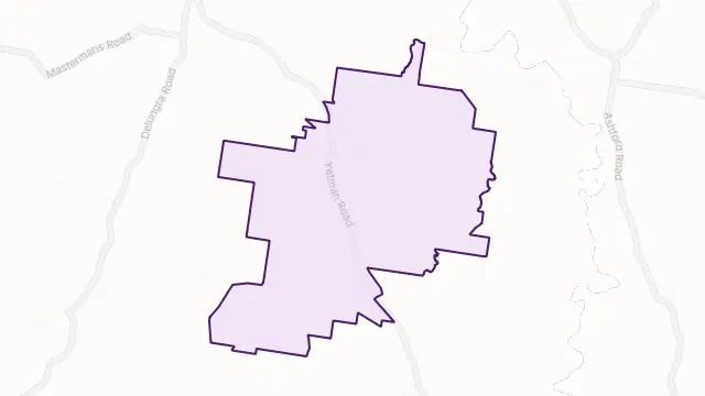Cherry Tree Hill Area Boundary Map