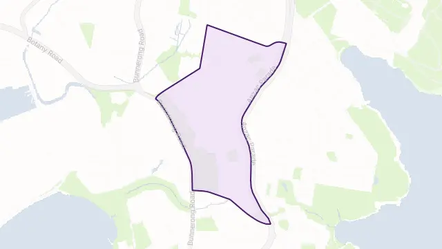 Chifley Area Boundary Map