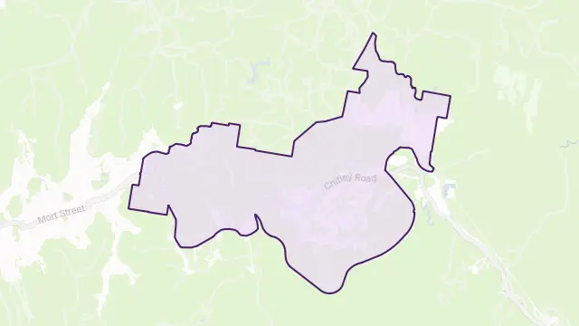Clarence Area Boundary Map