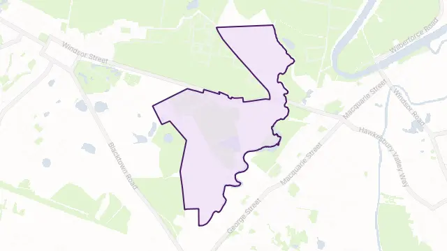 Clarendon Area Boundary Map