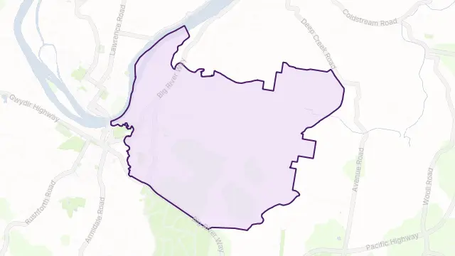 Clarenza Area Boundary Map