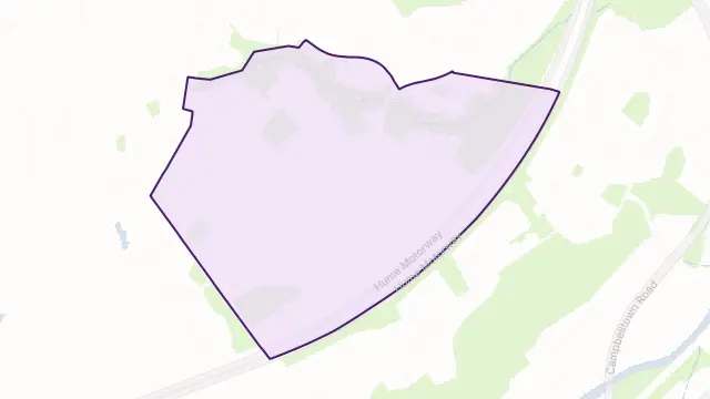 Claymore Area Boundary Map