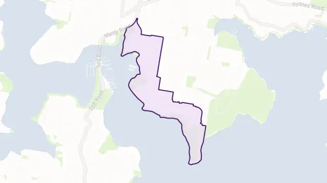 Clontarf Area Boundary Map