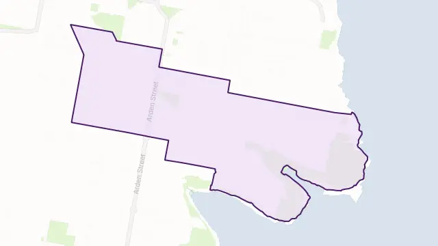 Clovelly Area Boundary Map