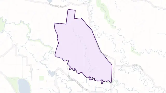 Cobramunga Area Boundary Map