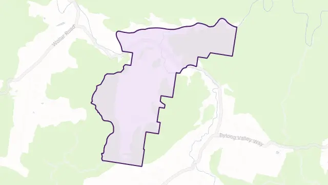 Coggan Area Boundary Map