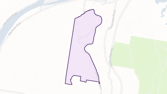 Coldstream Area Boundary Map
