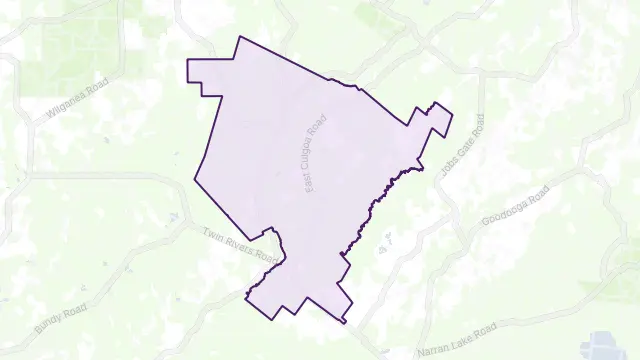Collerina Area Boundary Map