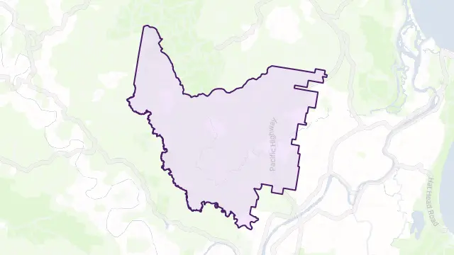 Collombatti Area Boundary Map