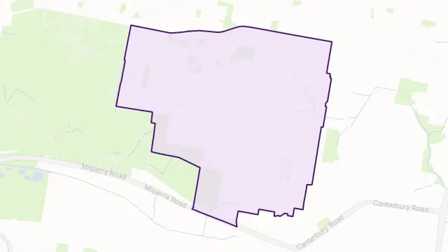 Condell Park Area Boundary Map