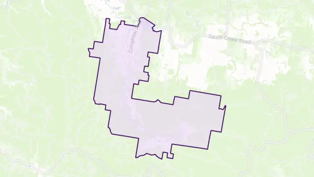 Congewai Area Boundary Map