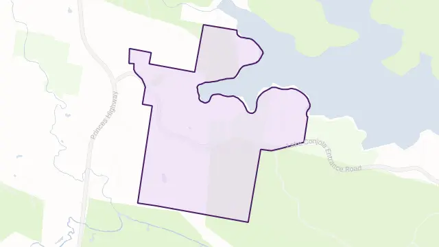 Conjola Park Area Boundary Map