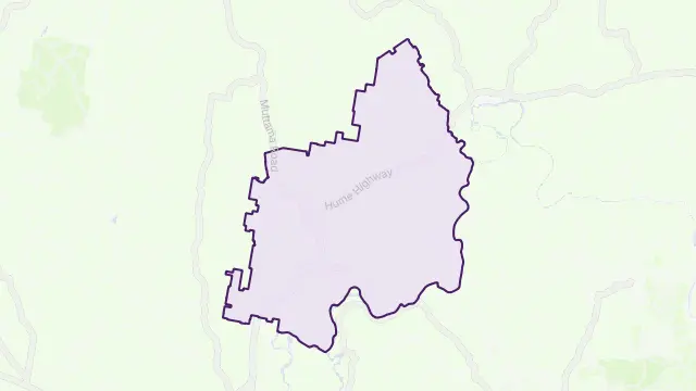 Coolac Area Boundary Map