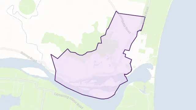 Coolangatta Area Boundary Map