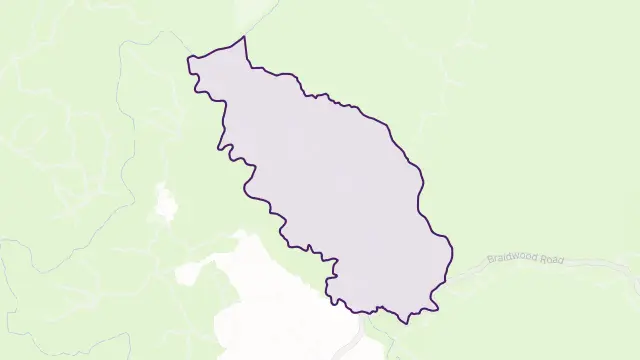 Coolumburra Area Boundary Map