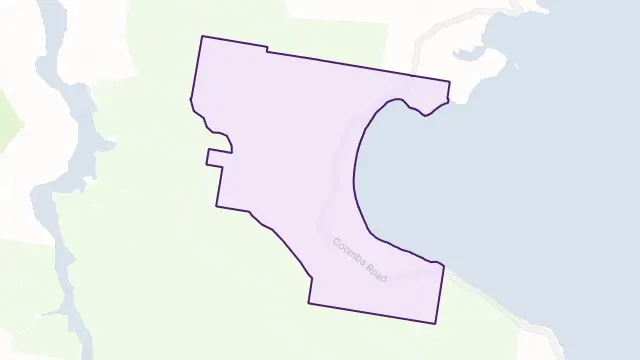 Coomba Bay Area Boundary Map