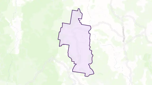 Coombadjha Area Boundary Map