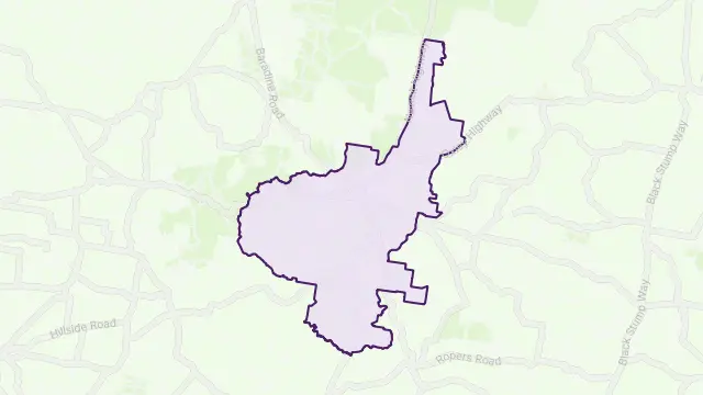 Coonabarabran Area Boundary Map