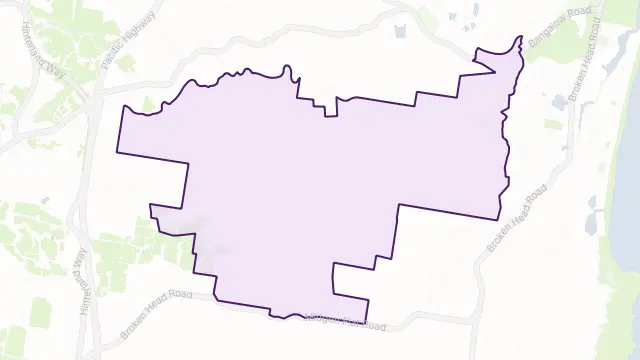 Coopers Shoot Area Boundary Map