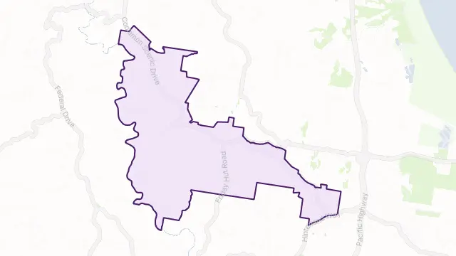 Coorabell Area Boundary Map