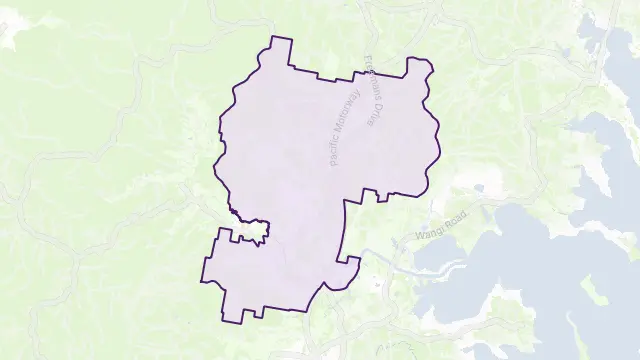 Cooranbong Area Boundary Map