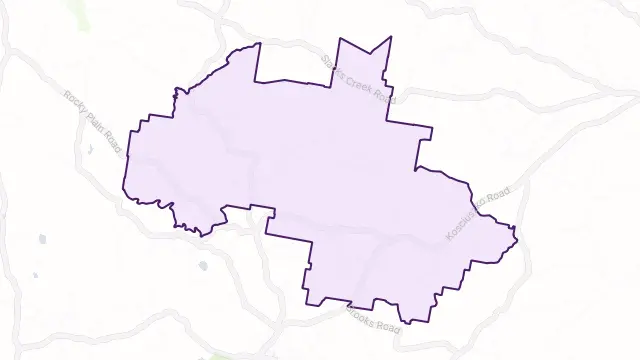 Cootralantra Area Boundary Map