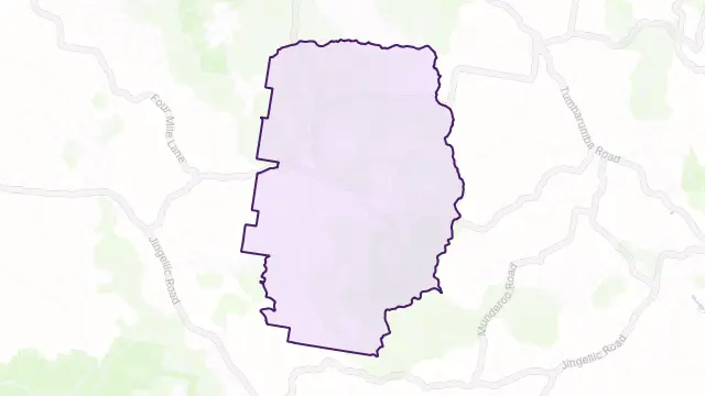 Coppabella Area Boundary Map