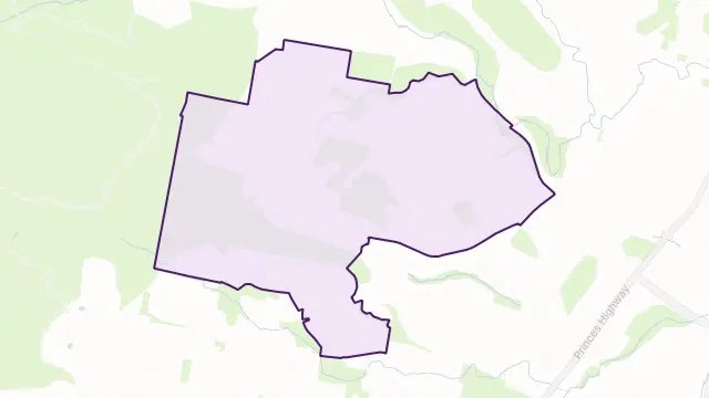 Cordeaux Heights Area Boundary Map