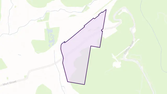 Corney Town Area Boundary Map