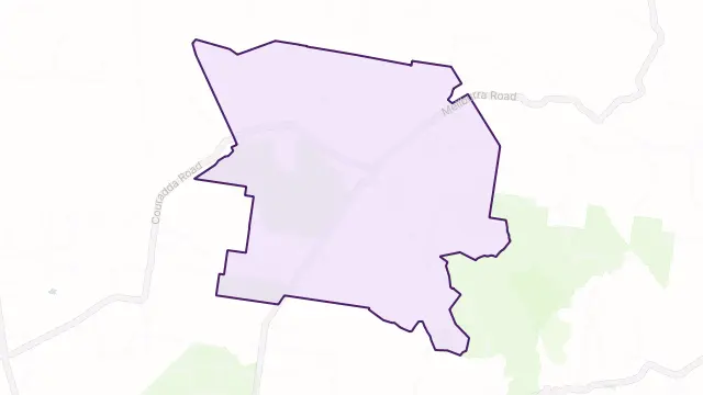 Couradda Area Boundary Map