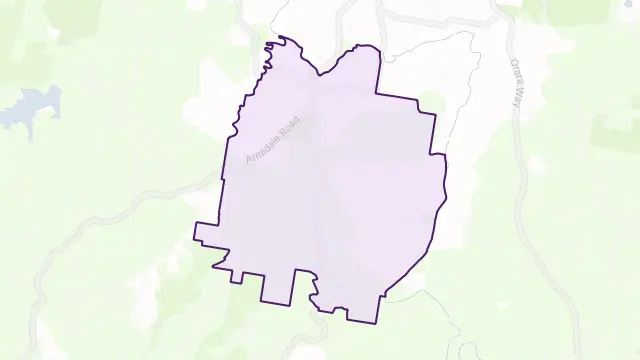 Coutts Crossing Area Boundary Map