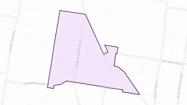 Cowabbie Area Boundary Map