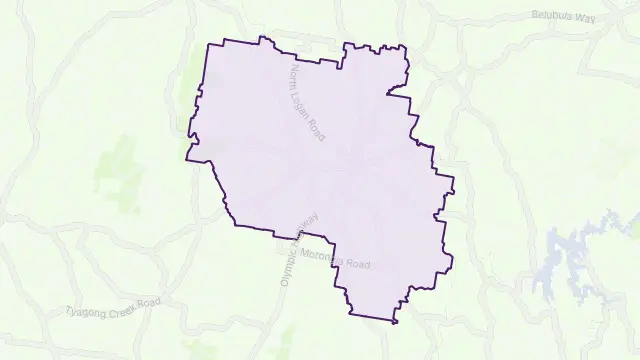 Cowra Area Boundary Map