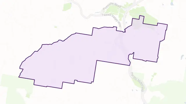 Crabbes Creek Area Boundary Map
